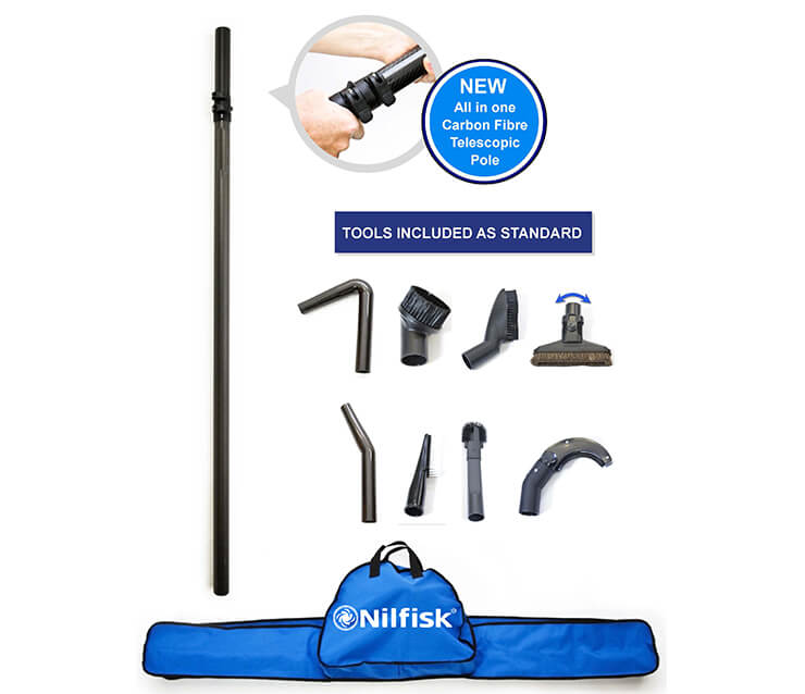 Telescopic High Reach Cleaning Kit