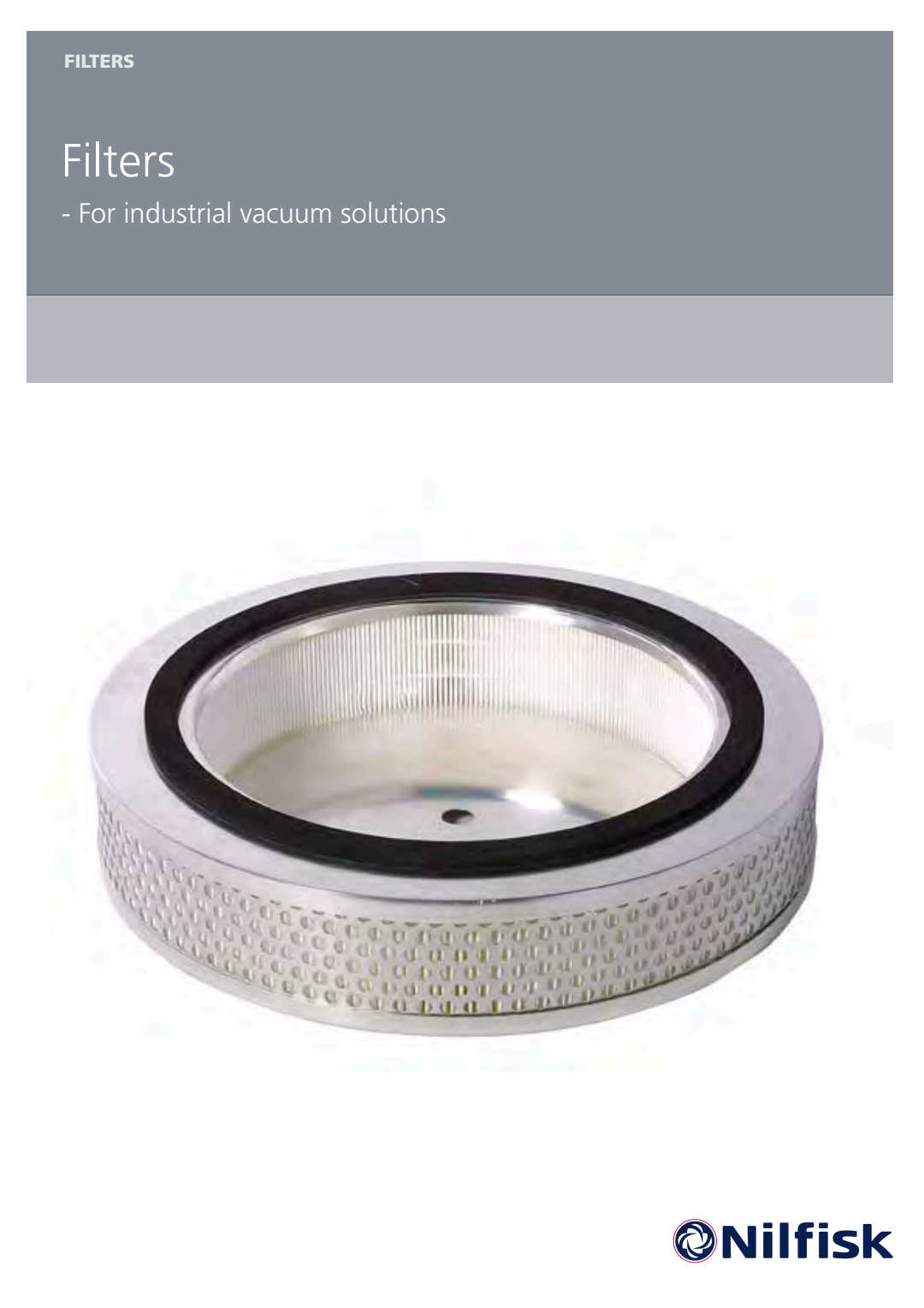 EN IE Filters For Nilfisk Industrial Vacuums  Catalogue